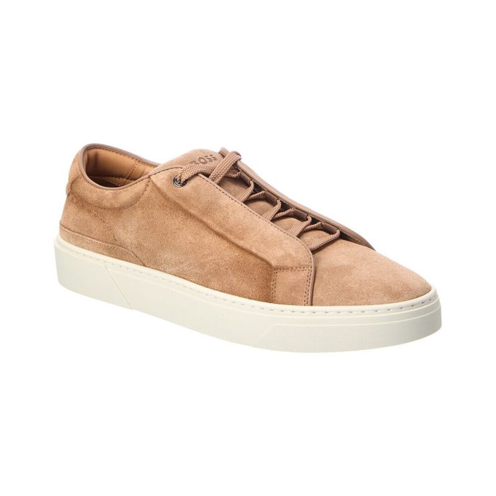 Hugo Boss Gary Suede Sneaker, Beige